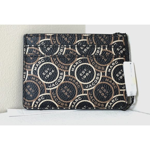 New Marc Jacobs Card Case Black Multi - Picture 3 of 3